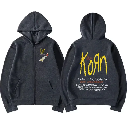 Korn Follow The Leader 20Th Anniversary Zip Up