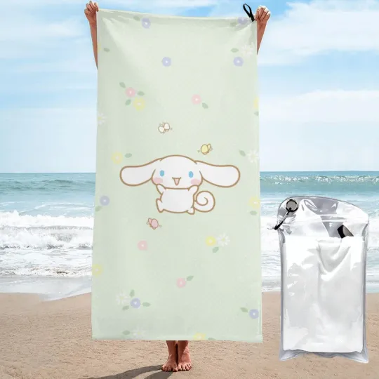 Sanrio Hello Kitty Merch Towel for Beach Pool Summer