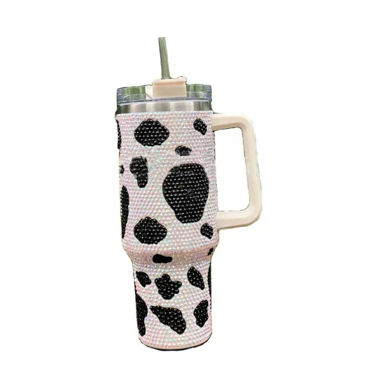 Cow 40 Oz Bling Tumblers