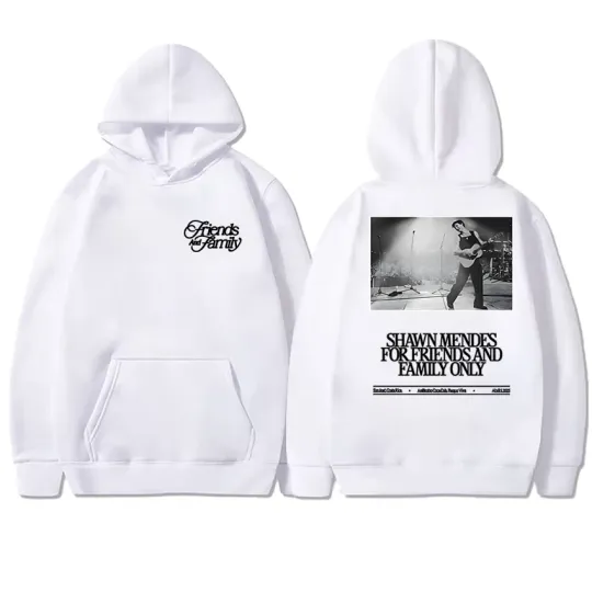 Shawn Mendes Tour 2025 Merch Double Sided Graphics Hoodies