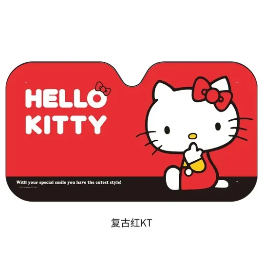 Sanrio Hello Kitty Front Window Car Sunshade