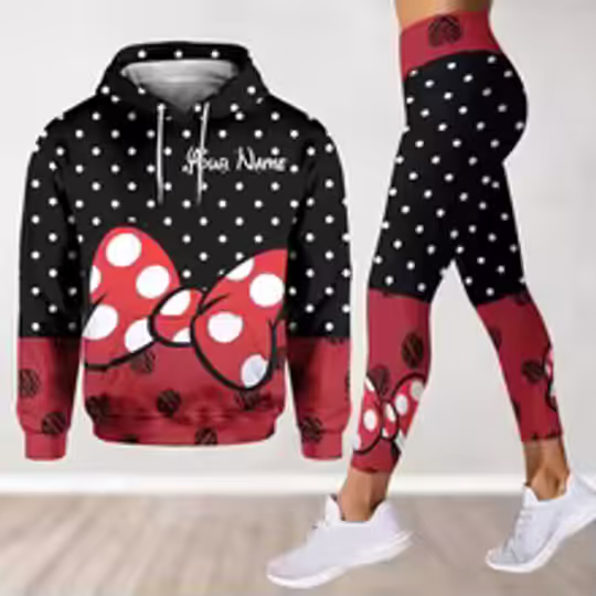 Discover Minnie Mouse Hoodie Leggings Set