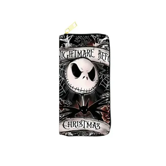 The Nightmare Before Christmas Wallet Jack Skellington Leather Wallet