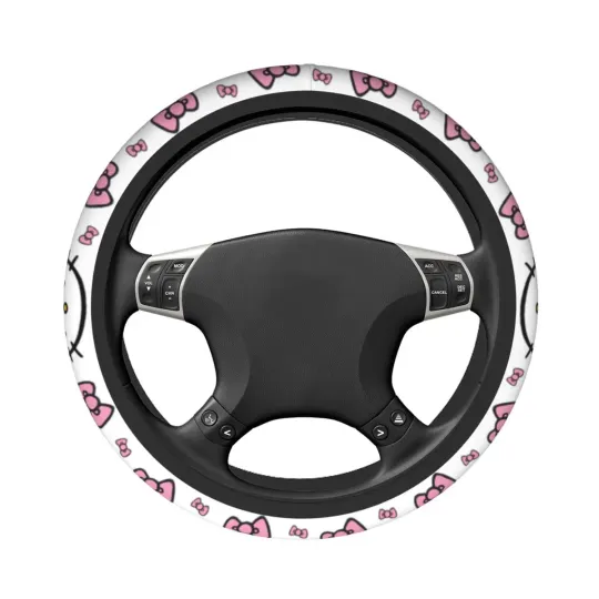 Car Steering Wheel Cover Hello Kitty Cartoon