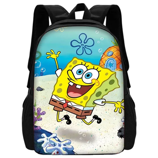 Child School Cartoon SpongeBob Backpack