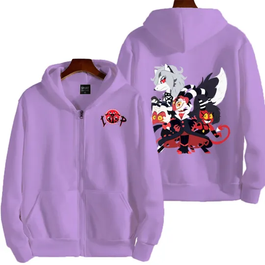 Helluva boss Cartoon Men Hoodie