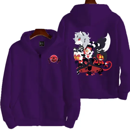 Helluva boss Cartoon Men Hoodie