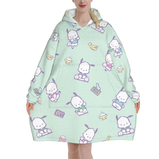 Funny Kuromi Blanket Hoodie