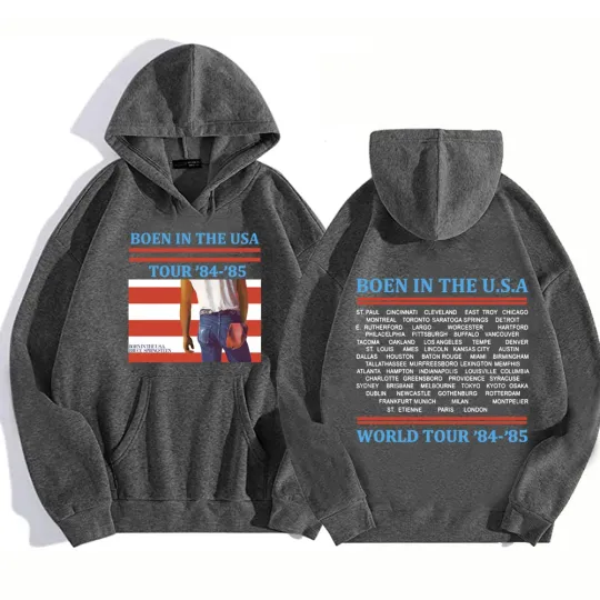 Born in The Usa Bruce Springsteen E Street Band Merch Hoodies