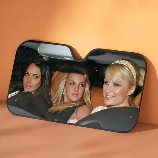 Paris Hilton Lindsay Lohan Britney Spears Car Sun Shade