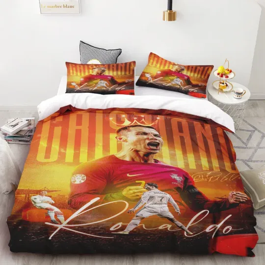 Football Players CR7 Bedding Set