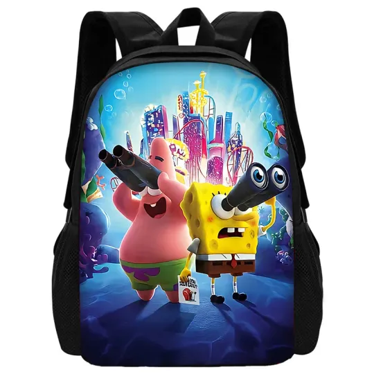 Child School Cartoon SpongeBob Backpack