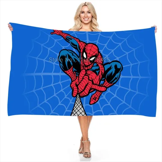 Avengers Spiderman Boys Bath Towel