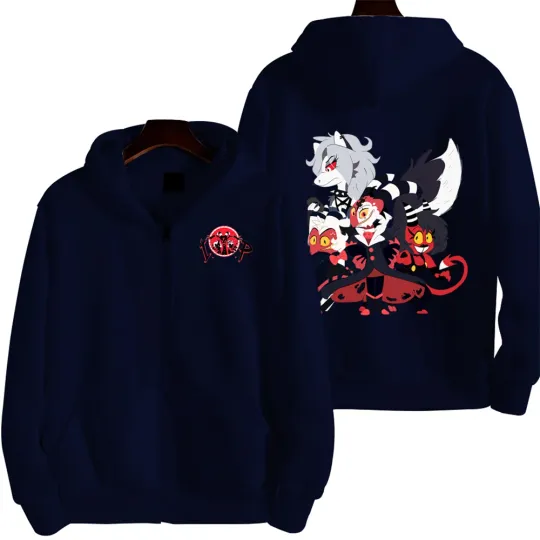 Helluva boss Cartoon Men Hoodie