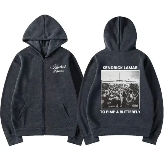 Kendrick Lamar Double Sided Zip Hoodie