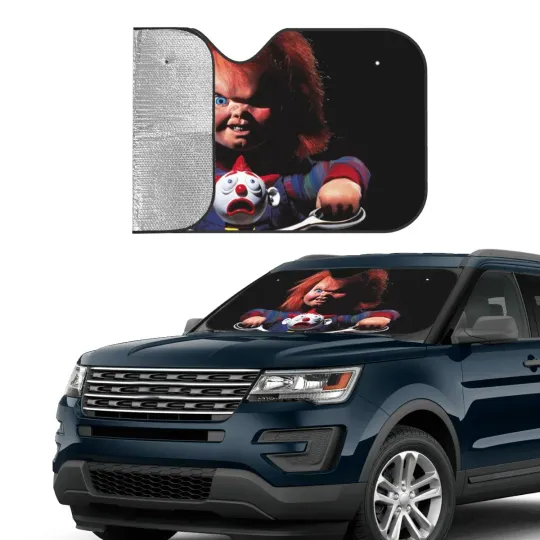 Child's Play Chucky Awesome Car Sunshade