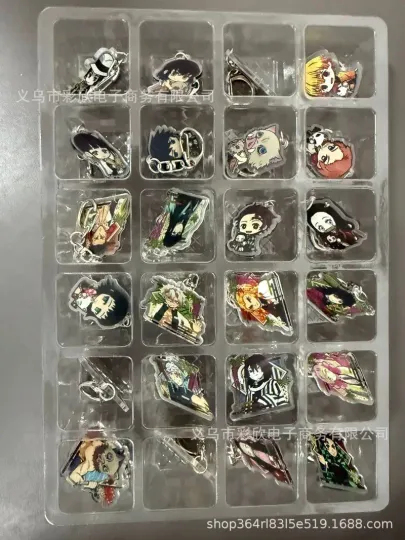 24pcs demon Advent Calendar 2025 Christmas Collectible Toy Figures Set - Includes Tomioka Giyuu Agatsuma zenittsu Tanjirou