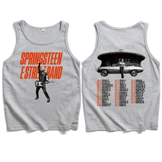 Bruce Springsteen and E Street 2024 Tour Tank Tops