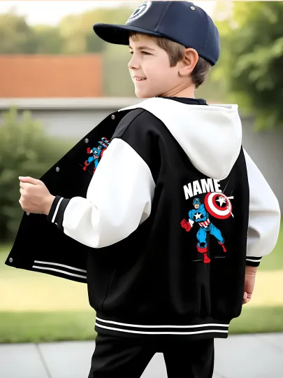 Marvel Captain America Baseball Jacket for Men
