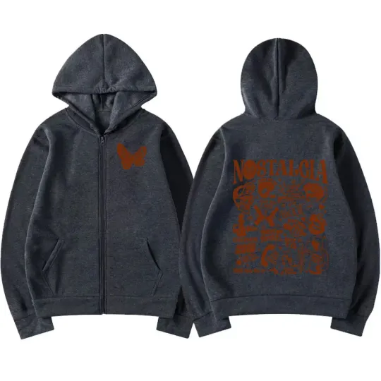 Rod Wave Nostalgia Album Zipper Hoodies