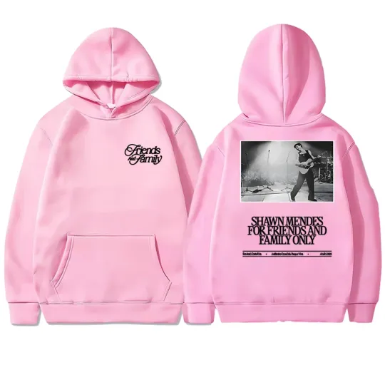 Shawn Mendes Tour 2025 Merch Double Sided Graphics Hoodies