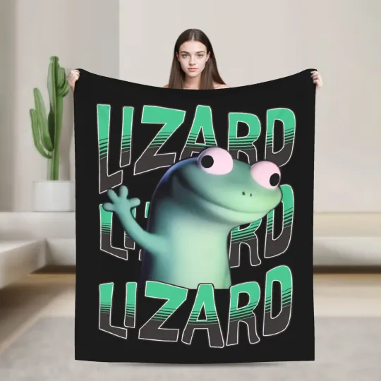 Discover CUTE Tom Lizard  Hoppers  Fuzzy Blanket  Funny Fleece Blanket, Disney Cartoon Movie Blanket For Kids
