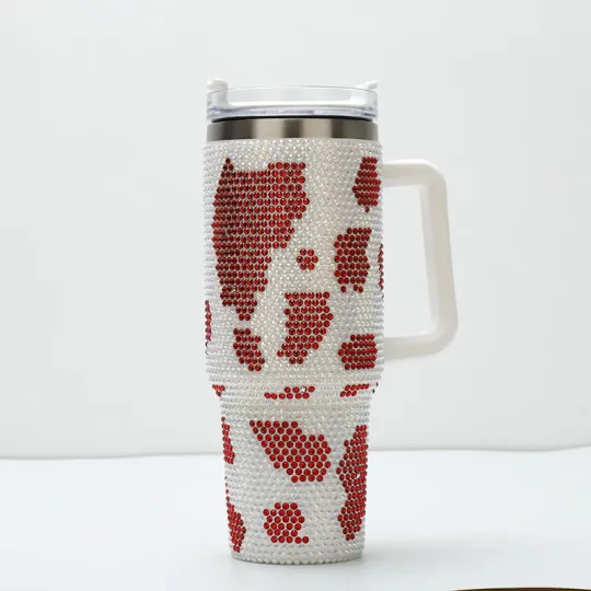 Cow 40 Oz Bling Tumblers