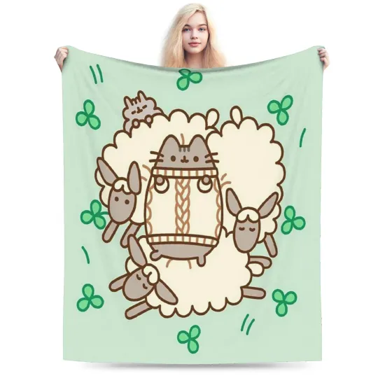 Discover Pusheens the Cat Blanket Throw