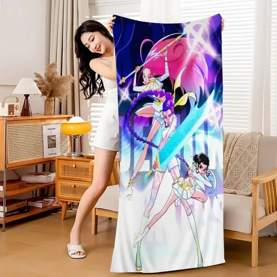 Kpop demon Hunters Beach Towel