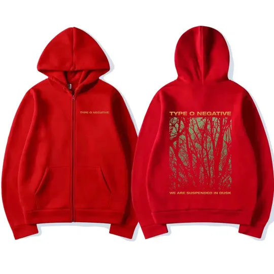 Type O Negative Suspended in Dusk Zip Up Hoodies