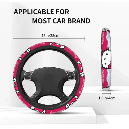 Hello Kitty Car Steering Wheel Cover