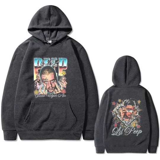 Rapper Lil Peep Cry Baby Double Sided Print Hoodie