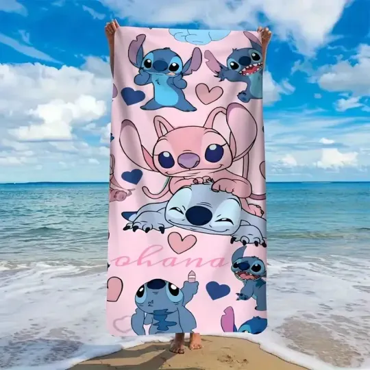 Disney Stitch Beach Towel