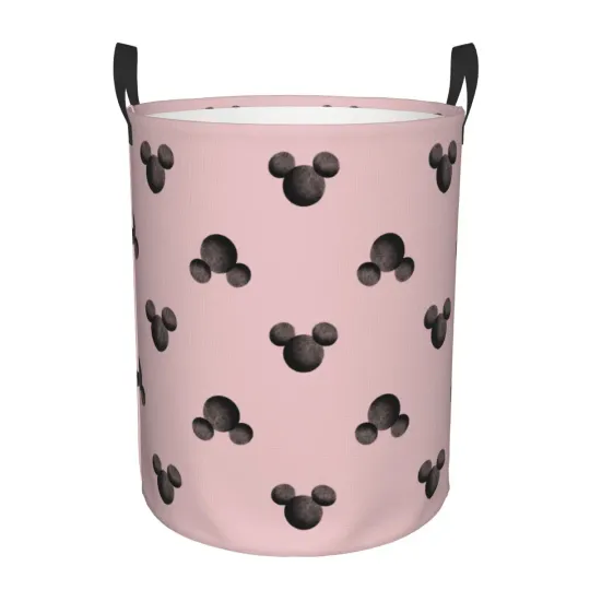 Mickey Pink Icon Toy Laundry Baskets