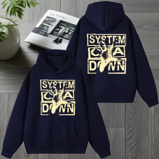 Rock band SYSTEM OF DOWN Double Sided printed Winter Hoodie 2026