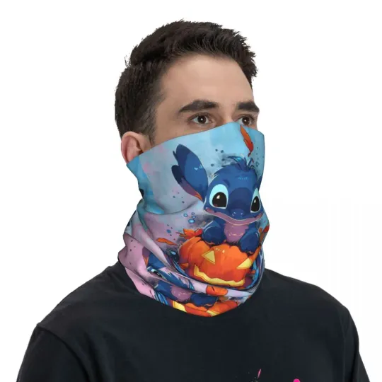 Halloween Stitch Winter Face Mask Scarf