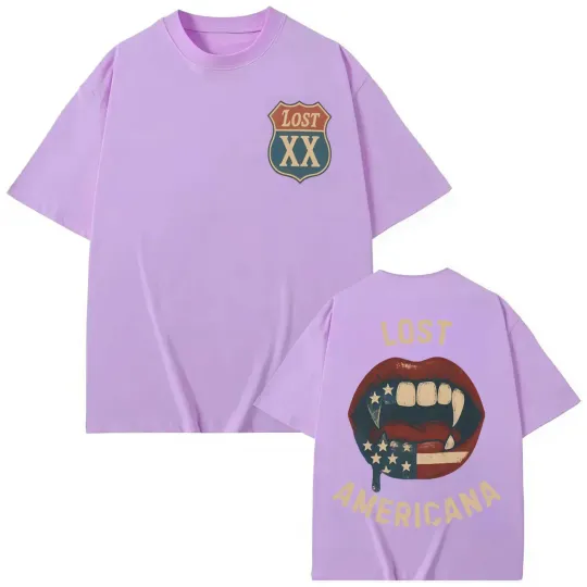 Rapper MGK Lost Americana Tour 2026 T-shirt