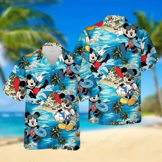 Discover Disney Mickey Mouse Hawaiian Shirt for Men and Women