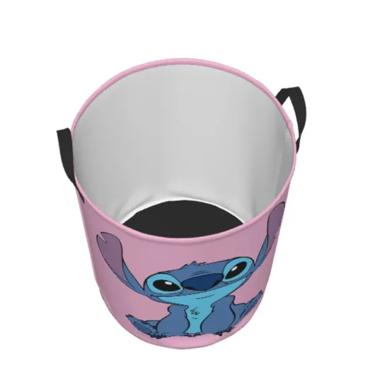 Cartoon Stitch Laundry Hamper Large Storage Basket