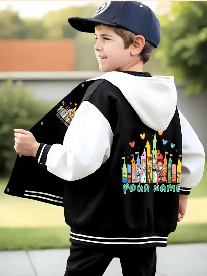 Disney Toy Story Castle Character Baseball Jacket