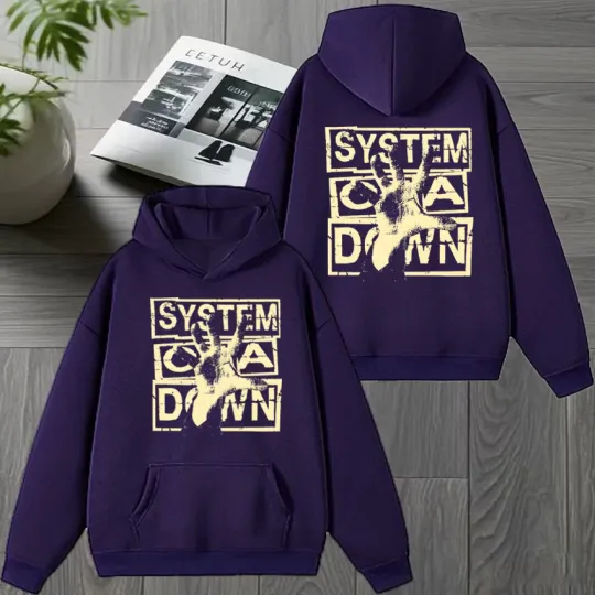 Rock band SYSTEM OF DOWN Double Sided printed Winter Hoodie 2026