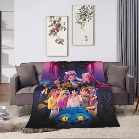 K-Pop Demon Hunters Fleece Blanket