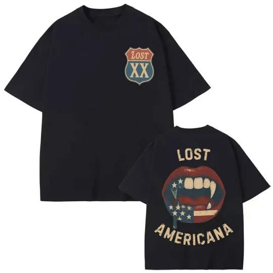 Rapper MGK Lost Americana Tour 2026 T-shirt