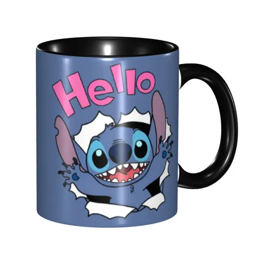 New Arrival Stitch And Baby Groot Tree Lights Merch Mugs Cute Tea Cup