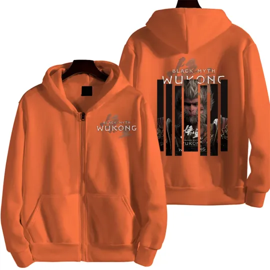 Black Myth: Wukong Men Zipper Hoodie