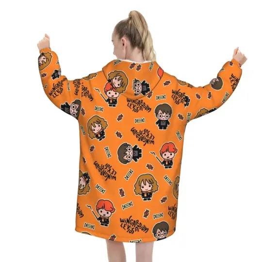 Harry Potter Magic School Wearable Blanket Hoodie