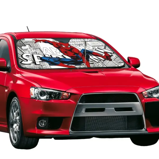 Spider-Man Spiderman Hero Car Sunshade