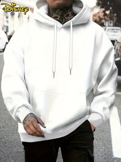 Men's Disney Stitch Cool Graphic Hoodie Comfortable Warm Pullover Disney Outdoor Sports Top