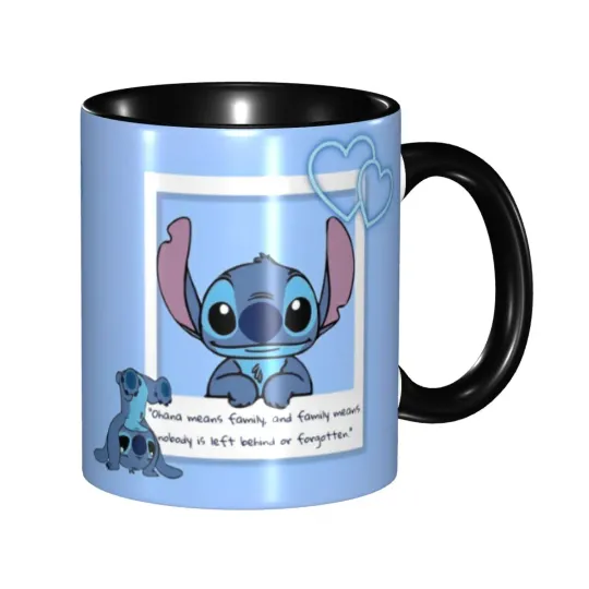 New Arrival Stitch And Baby Groot Tree Lights Merch Mugs Cute Tea Cup