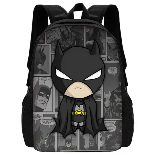 Child School Superhero Batman Backpack